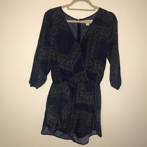 Fun Printed Long-Sleeved Romper